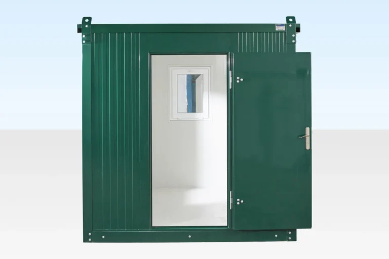 4.3m x 2.3m flat packed office cabin
