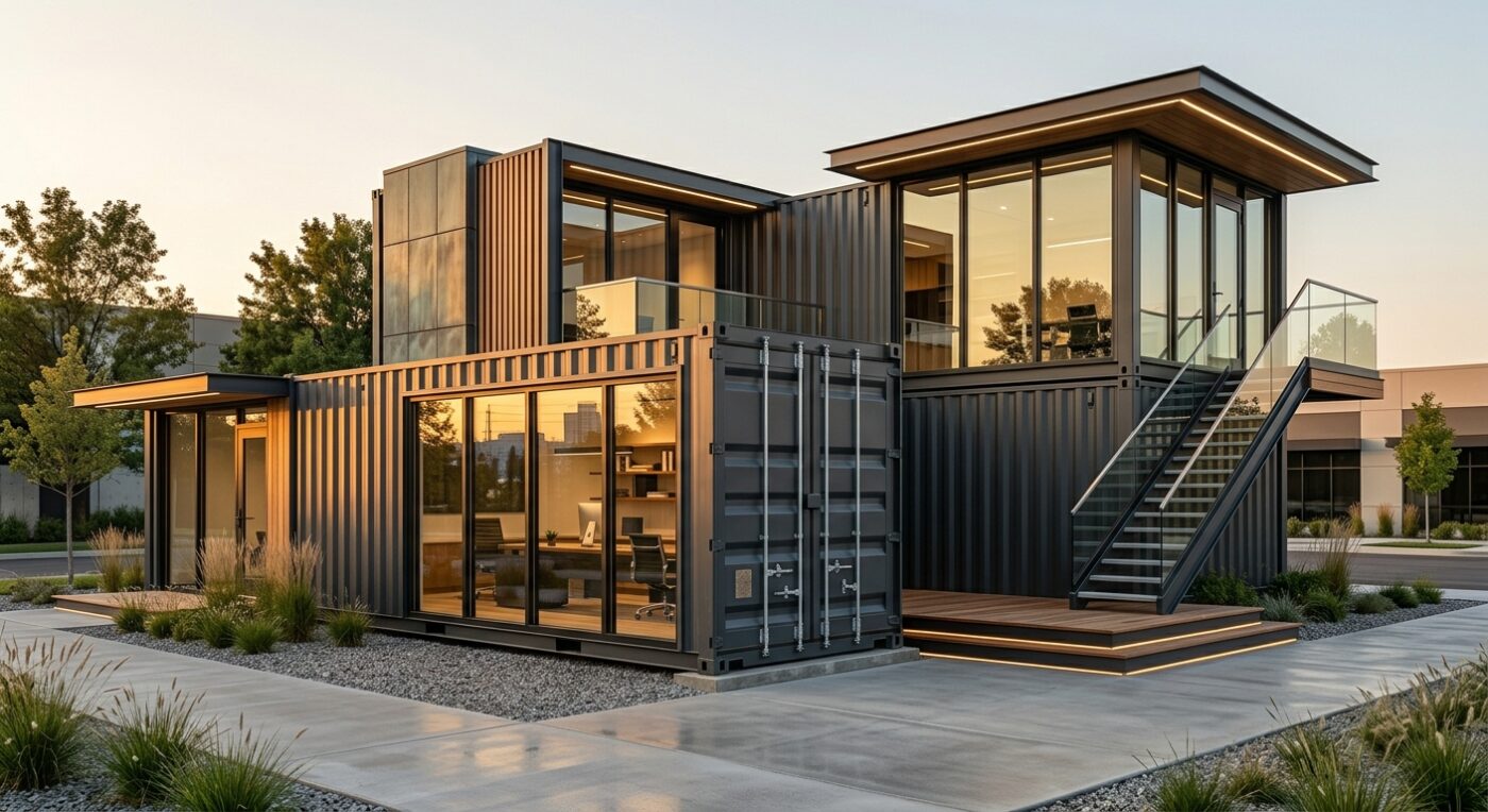 Ask for a shipping container quote for a modified container complex