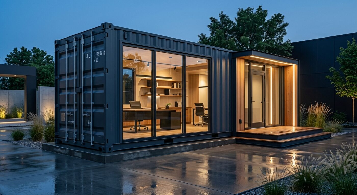 Shipping container FAQs: modified shipping containers with cut openings and cladding